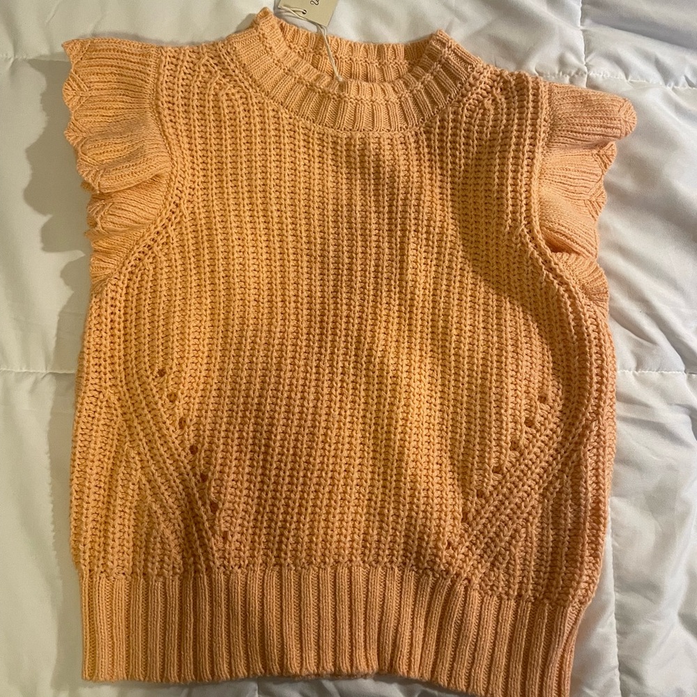 Sweater tank top